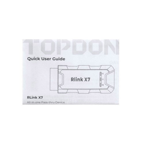 2026 TOPDON RLink X7 J2534 Pass-Thru Diagnostic Interface Support CAN FD DoIP ECU Programming Coding for Multi-Brand Vehicles