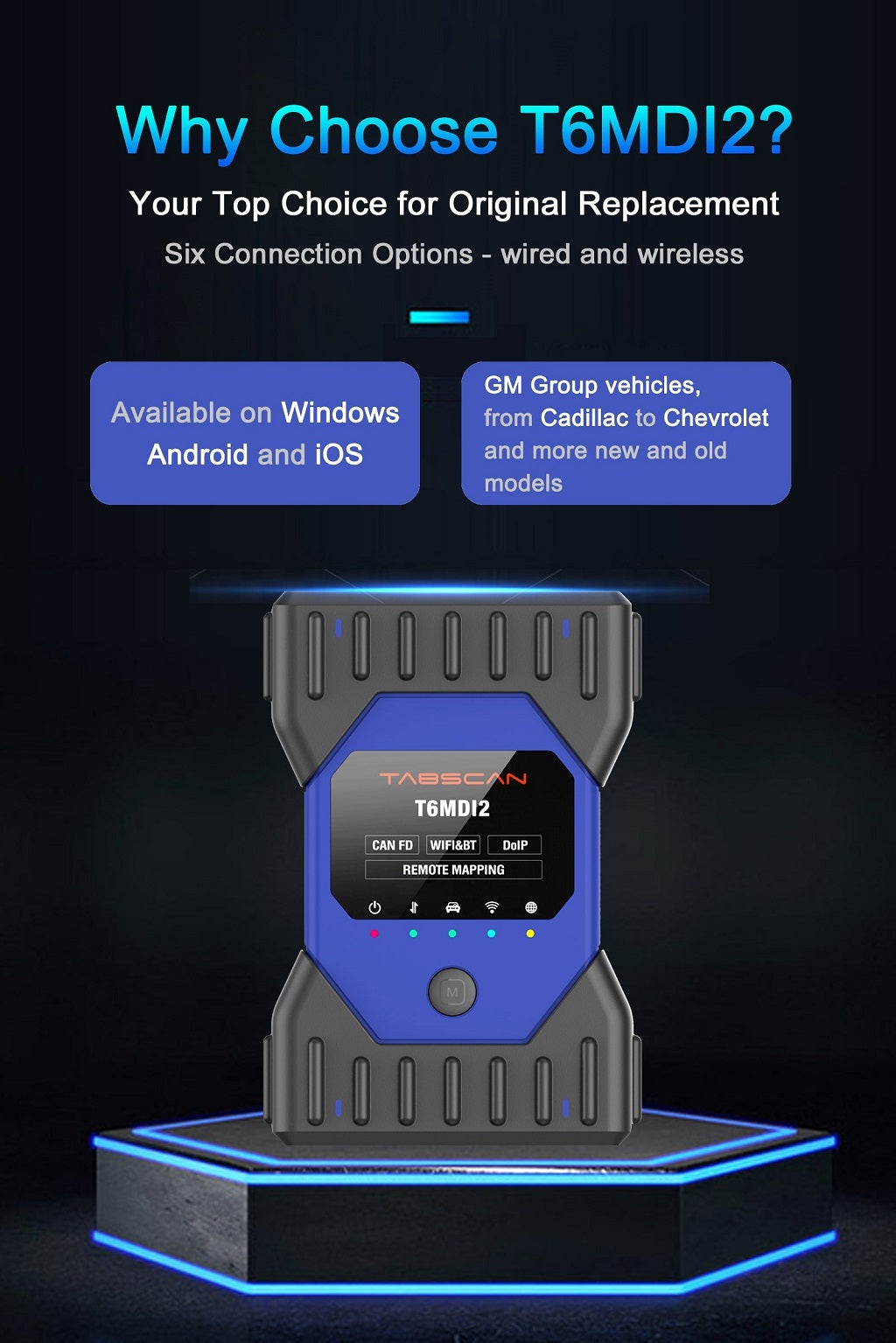 Tabscan T6 MDI2 G*M Diagnostic Programming Coding Tool for G-M