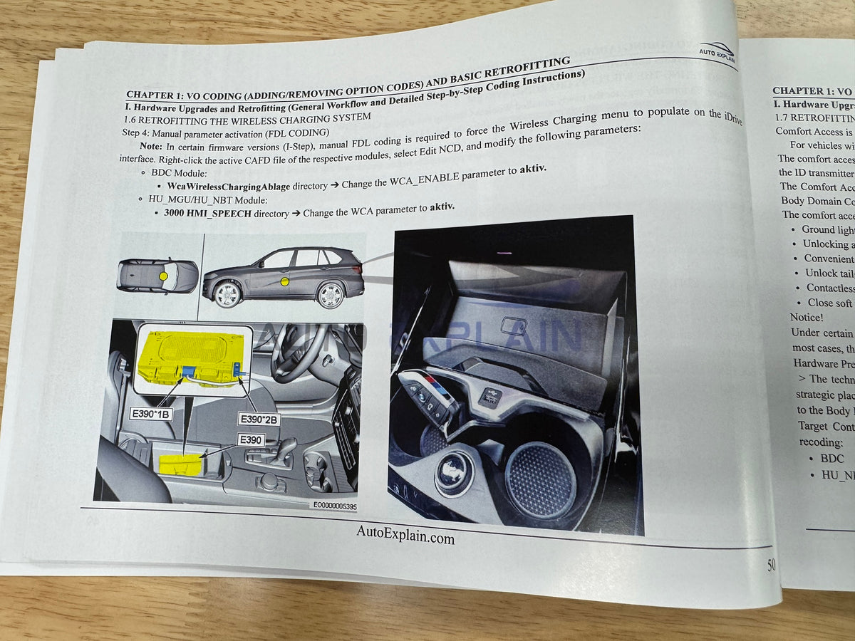 AutoExplain Advanced Coding Guide Vol. 2 for BMW Vehicles: 100 Hidden Feature Configurations
