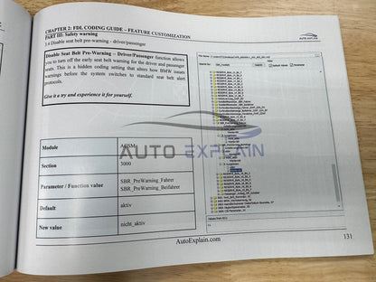 AutoExplain Advanced Coding Guide Vol. 2 for BMW Vehicles: 100 Hidden Feature Configurations