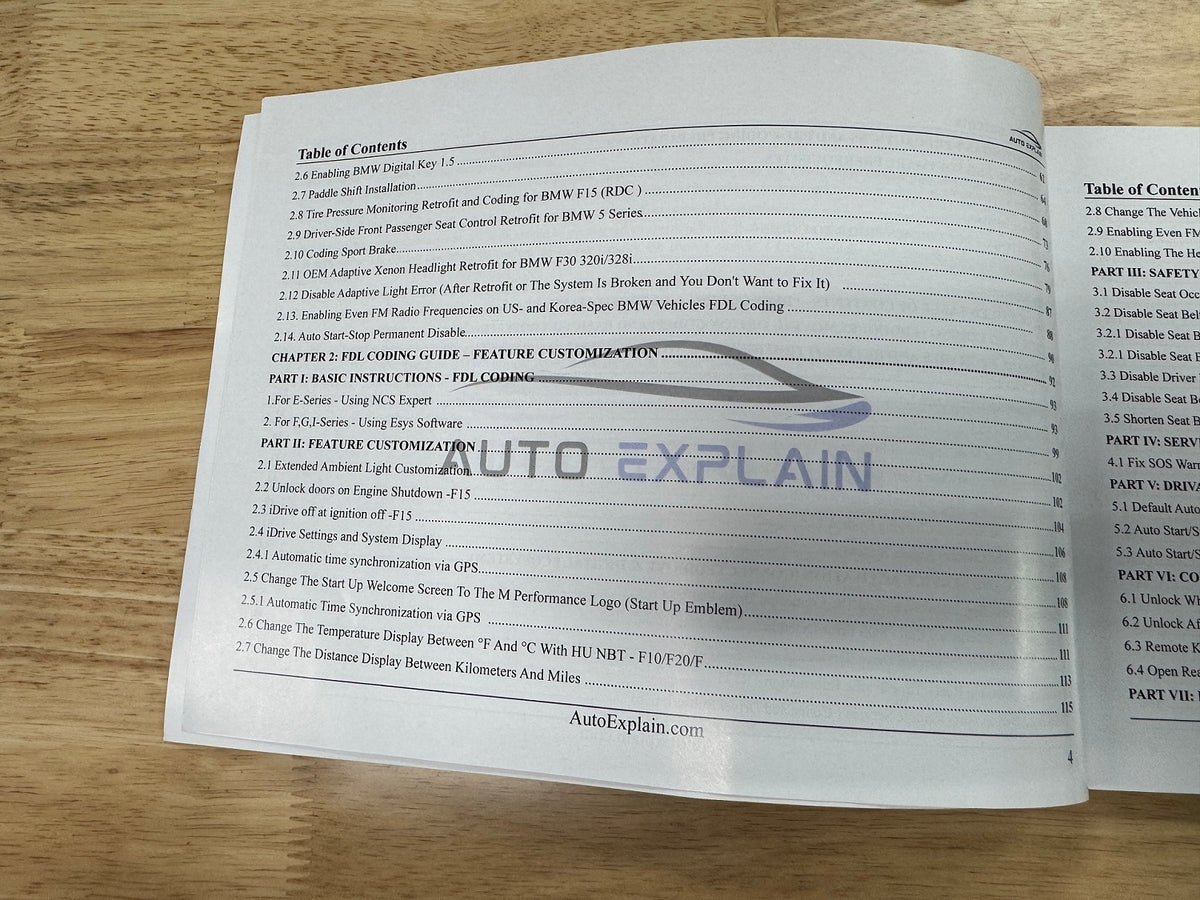 AutoExplain Advanced Coding Guide Vol. 2 for BMW Vehicles: 100 Hidden Feature Configurations