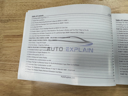 AutoExplain Advanced Coding Guide Vol. 2 for BMW Vehicles: 100 Hidden Feature Configurations