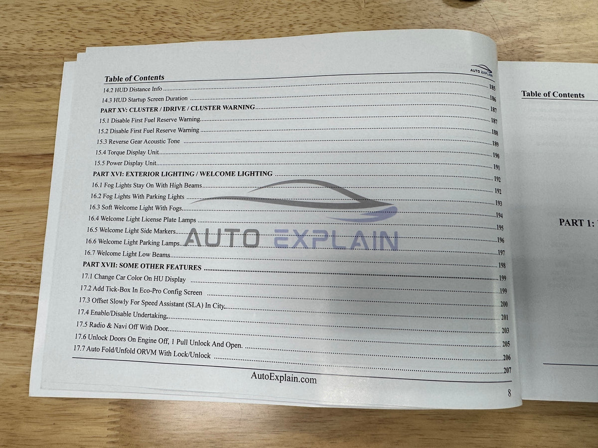 AutoExplain Advanced Coding Guide Vol. 2 for BMW Vehicles: 100 Hidden Feature Configurations