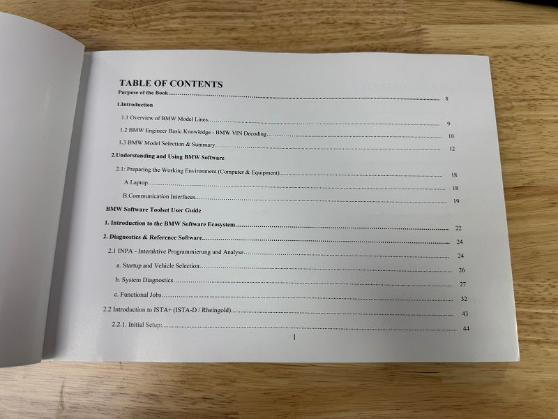 BMW Diagnostic Coding Guide – Vol.1