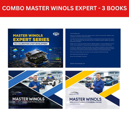 Combo Master WinOLS Expert: Complete ECU Calibration & Map Development Collection