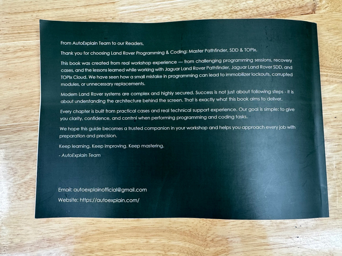 Jaguar Land Rover Programming & Coding Guidebook