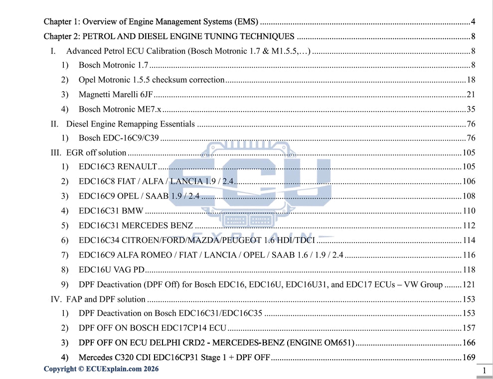 [EBOOK] Master WinOLS Expert Manual Vol 3: ECU Calibration & Map Development