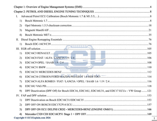 [EBOOK] Master WinOLS Expert Manual Vol 3: ECU Calibration & Map Development