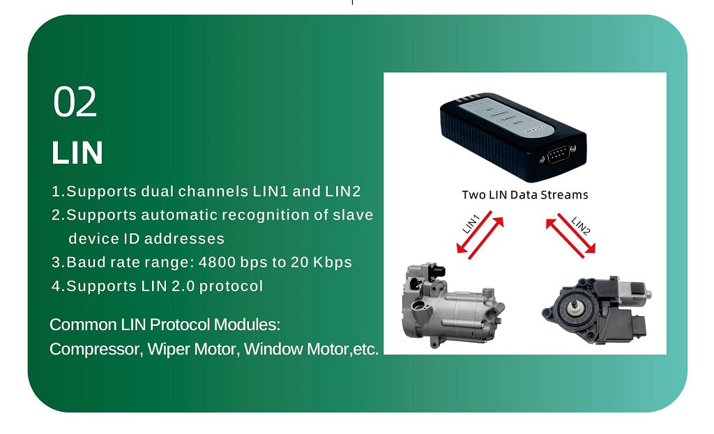 TabScan T6CANFD Diagnostic Tool for EV Support CAN CANFD and LIN