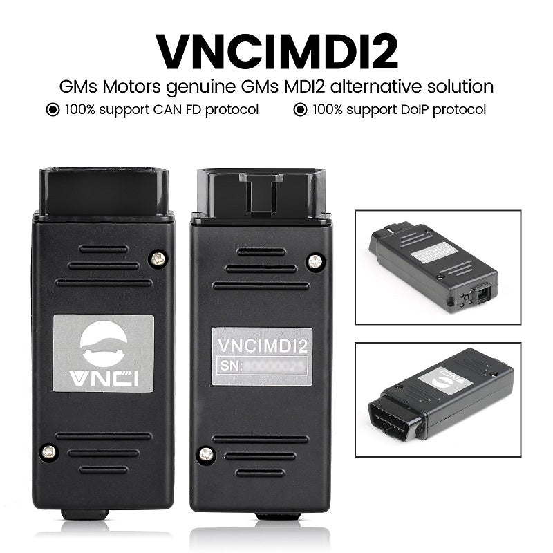 VNCI MDI2 GM Diagnostic Interface – CAN FD & DoIP, TLC GDS2 Tech2Win Compatible