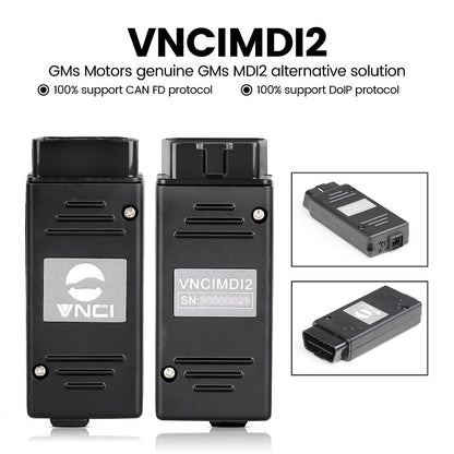 VNCI MDI2 GM Diagnostic Interface – CAN FD & DoIP, TLC GDS2 Tech2Win Compatible